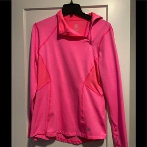 Light weight pink pull over